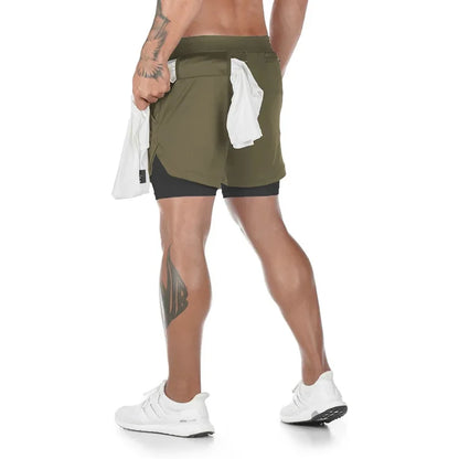 Camo Running Shorts Men