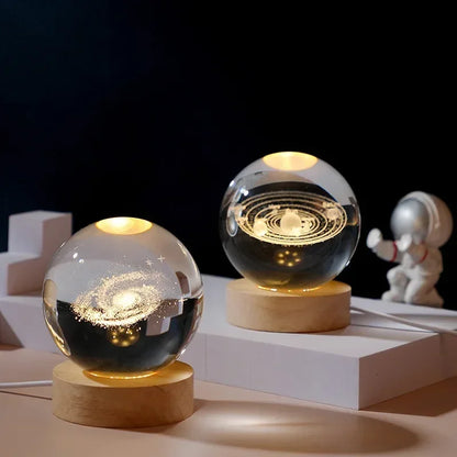 Aesthetic Moon Crystal Sphere