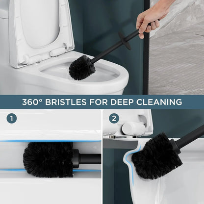 Vertical Matt Toilet Brush Holder Stainless Steel