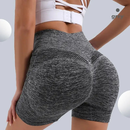 Women High Waist Workout Shorts