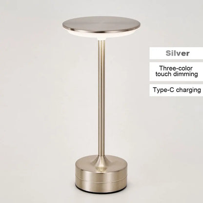 LED Table Lamp Touch Sensor Night Light USB Rechargeable Wireless