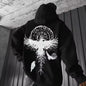 Men's Viking Totem Printed Hooded Sweatshirt
