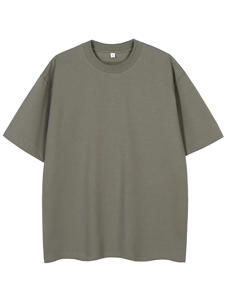 Korean Fashion Short Sleeve Loose Basic T-shirts