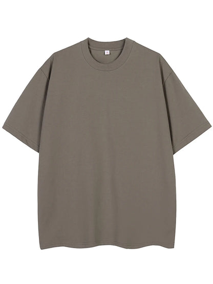 Korean Fashion Short Sleeve Loose Basic T-shirts