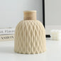 Pineapple Pattern Twine Imitation Ceramic Plastic Vase