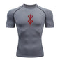 Rash Guard Men's Print Compression Shirts
