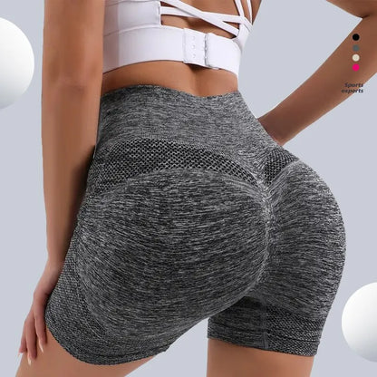 Women High Waist Workout Shorts