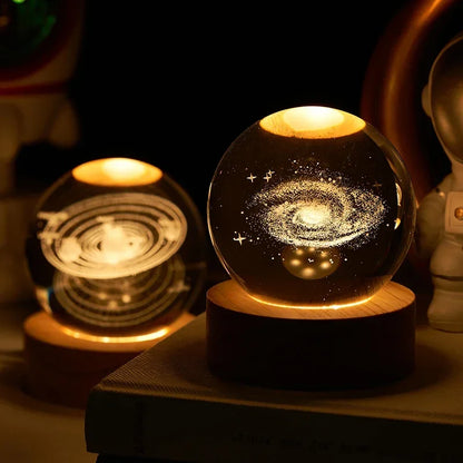 Aesthetic Moon Crystal Sphere