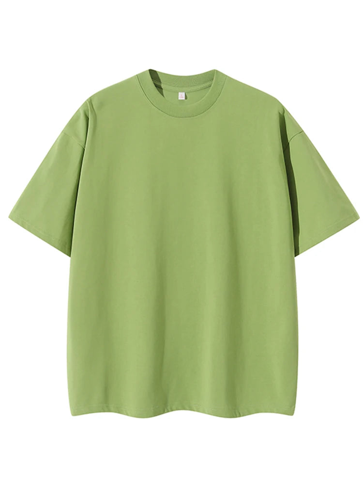 Korean Fashion Short Sleeve Loose Basic T-shirts