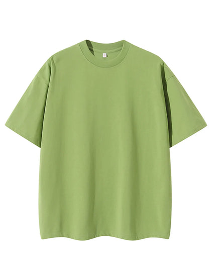 Korean Fashion Short Sleeve Loose Basic T-shirts