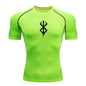 Rash Guard Men's Print Compression Shirts