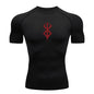 Rash Guard Men's Print Compression Shirts