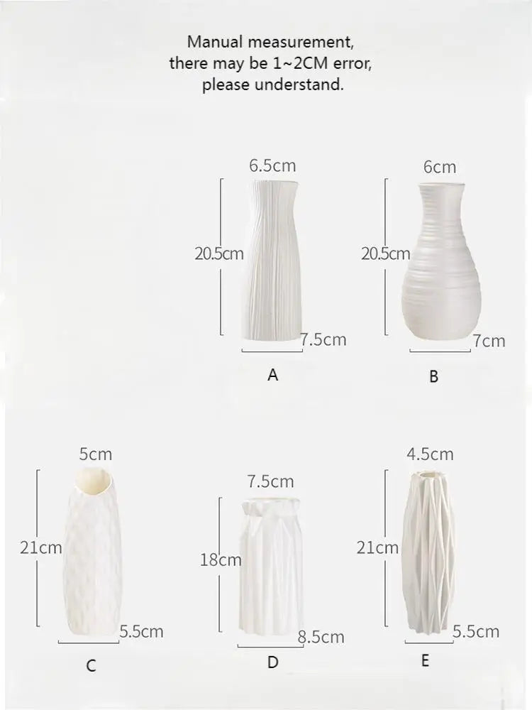 Nordic Plastic Vase