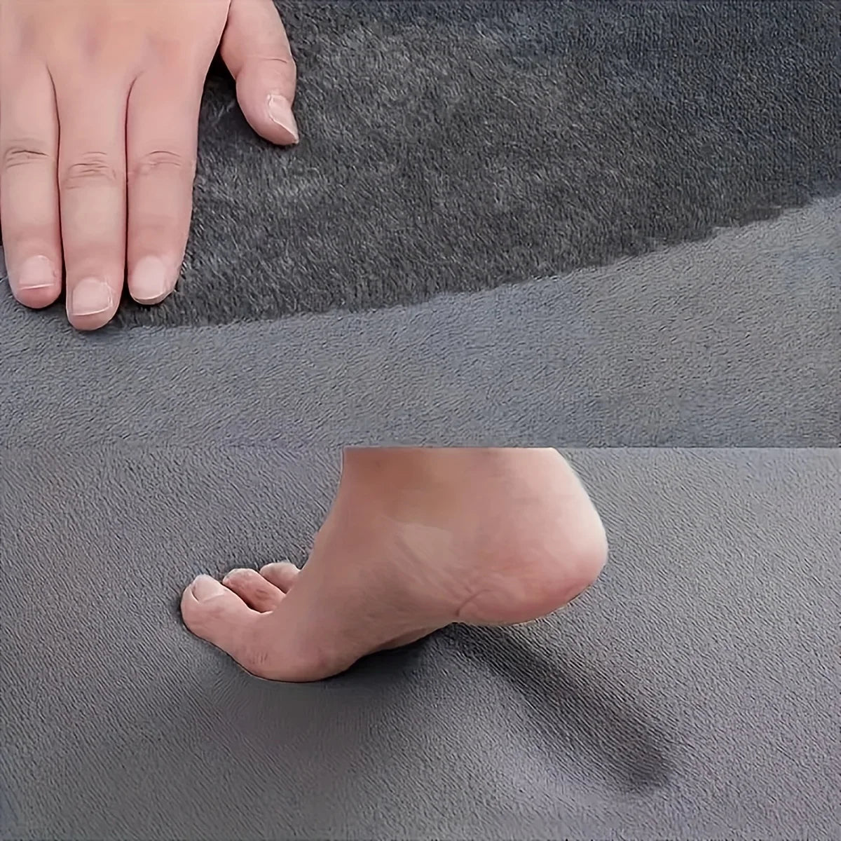 Flannel Thickened Absorbent Bathroom Floor Mat