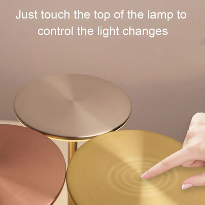 LED Table Lamp Touch Sensor Night Light USB Rechargeable Wireless