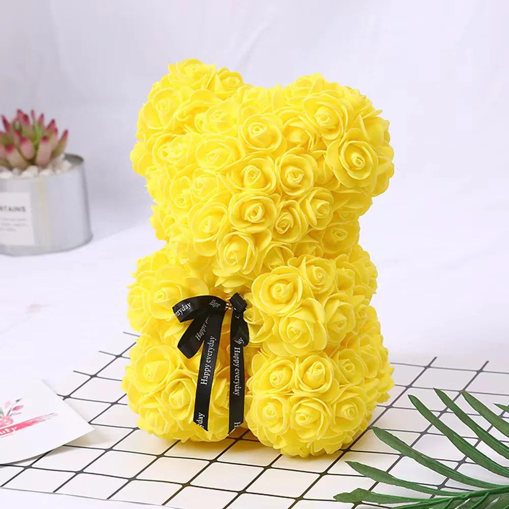 Flower Rose Bear