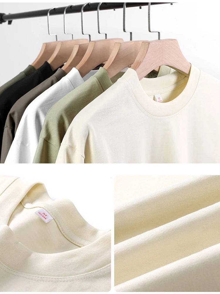 Korean Fashion Short Sleeve Loose Basic T-shirts