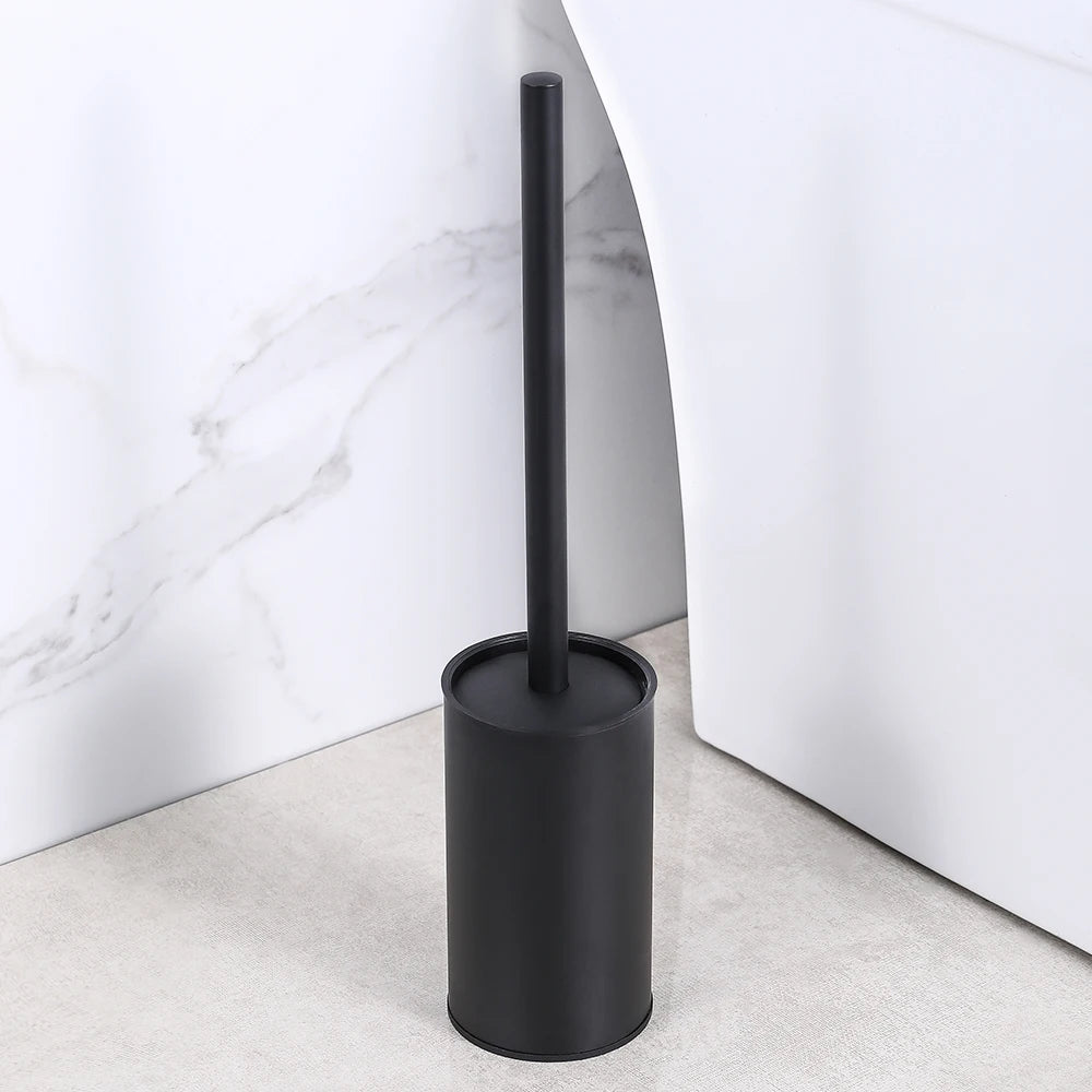 Vertical Matt Toilet Brush Holder Stainless Steel