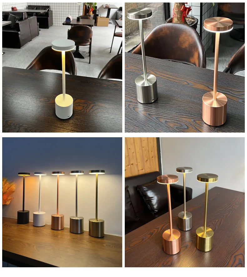 LED Cordless Table Lamps Portable Rechargeable