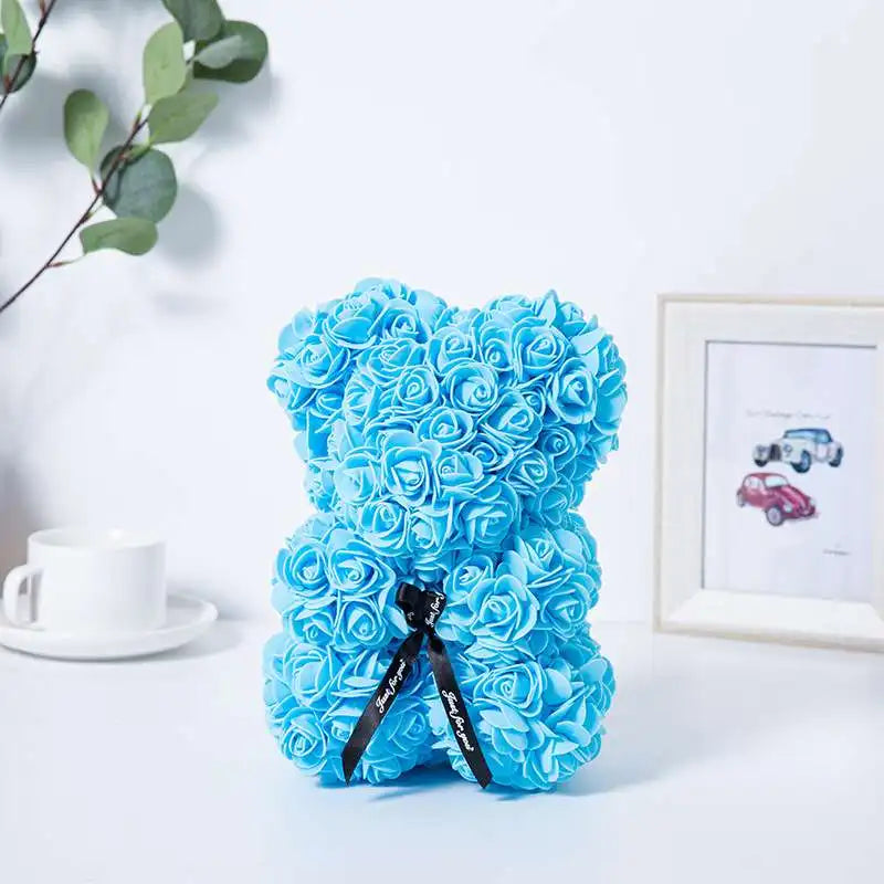 Flower Rose Bear