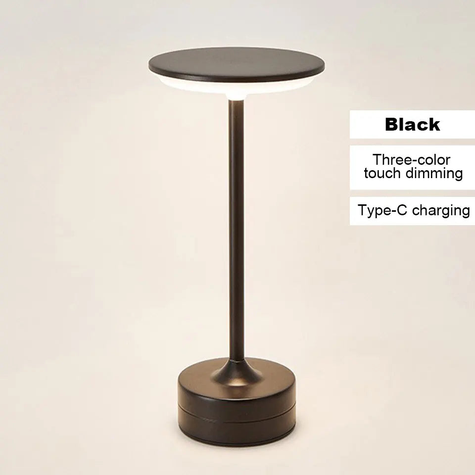 LED Table Lamp Touch Sensor Night Light USB Rechargeable Wireless