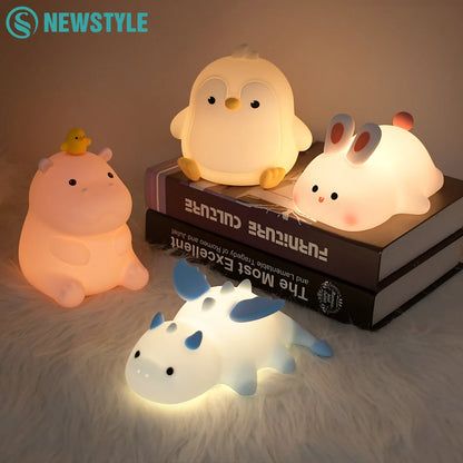 Novelty Animal Silicone Night Light