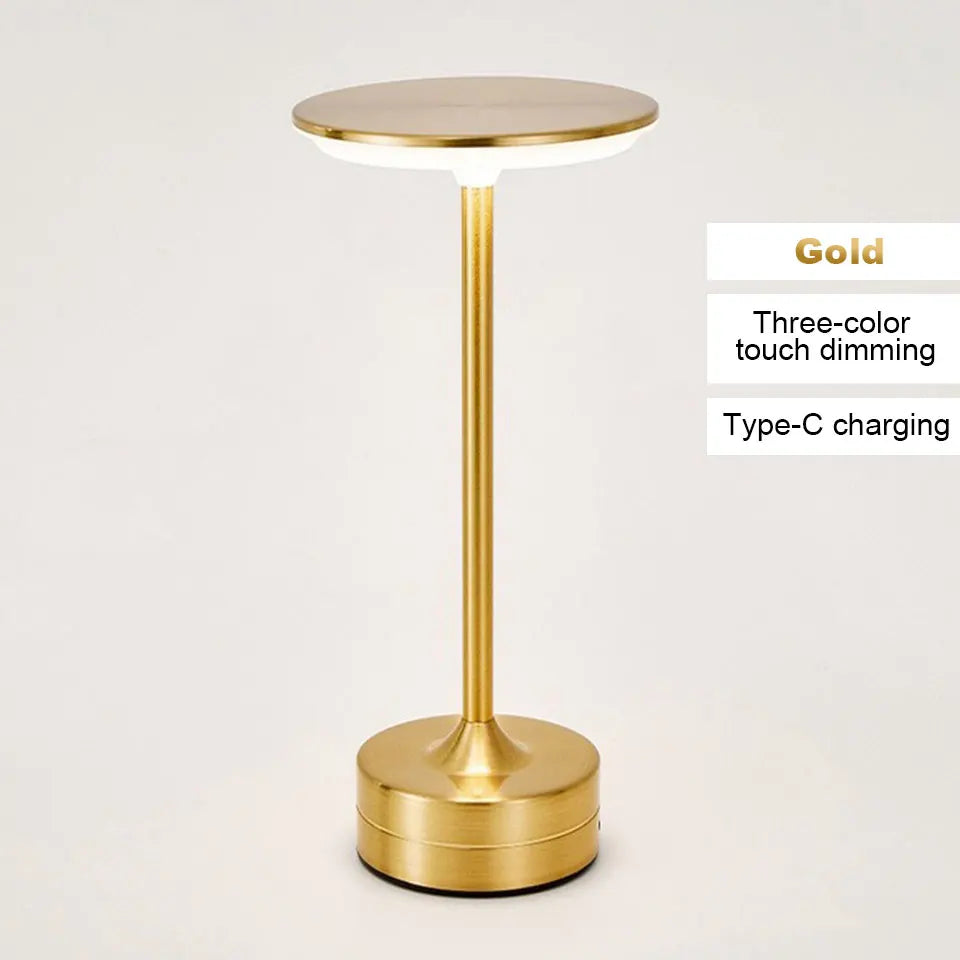 LED Table Lamp Touch Sensor Night Light USB Rechargeable Wireless