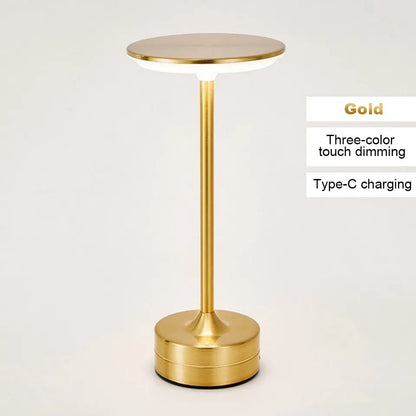 LED Table Lamp Touch Sensor Night Light USB Rechargeable Wireless