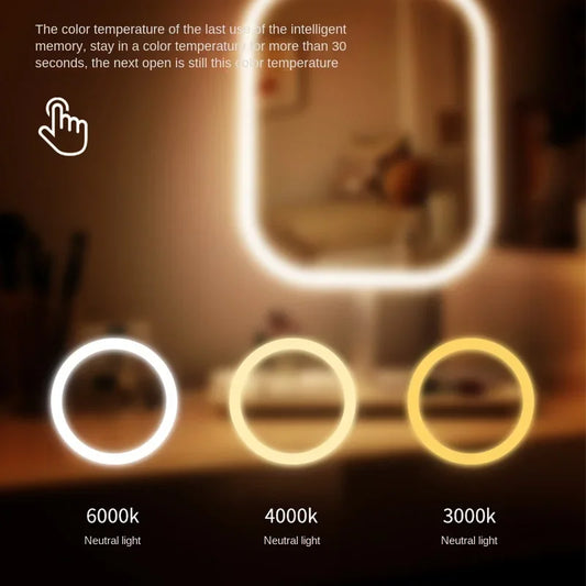 Modern Desktop Vanity Mirror